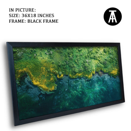 Artwork in Metal Earling Silver Frame