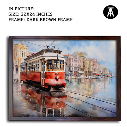 Artwork in Metal Champagne Gold Frame