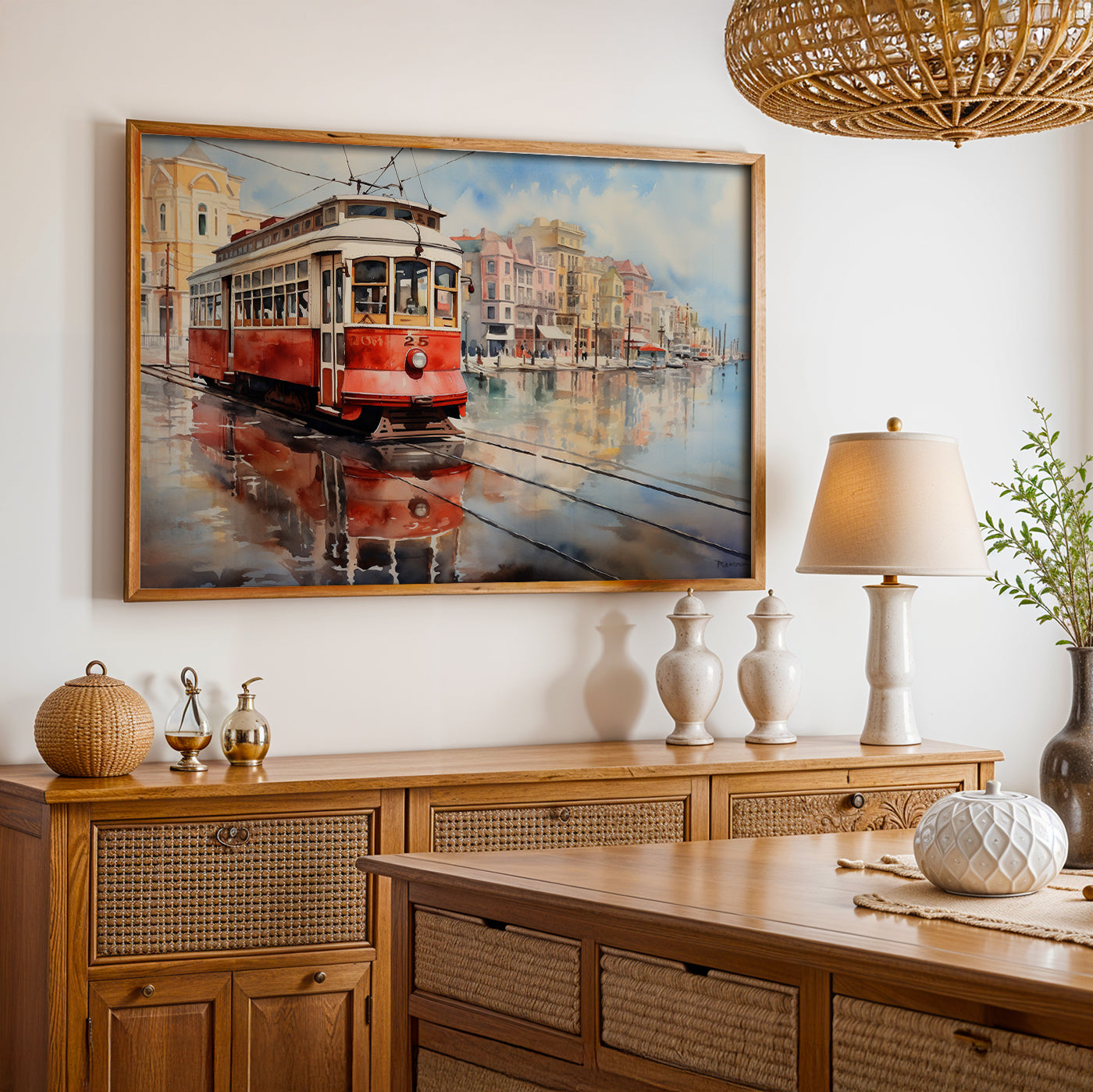 California Painting in a Lifestyle Setting
