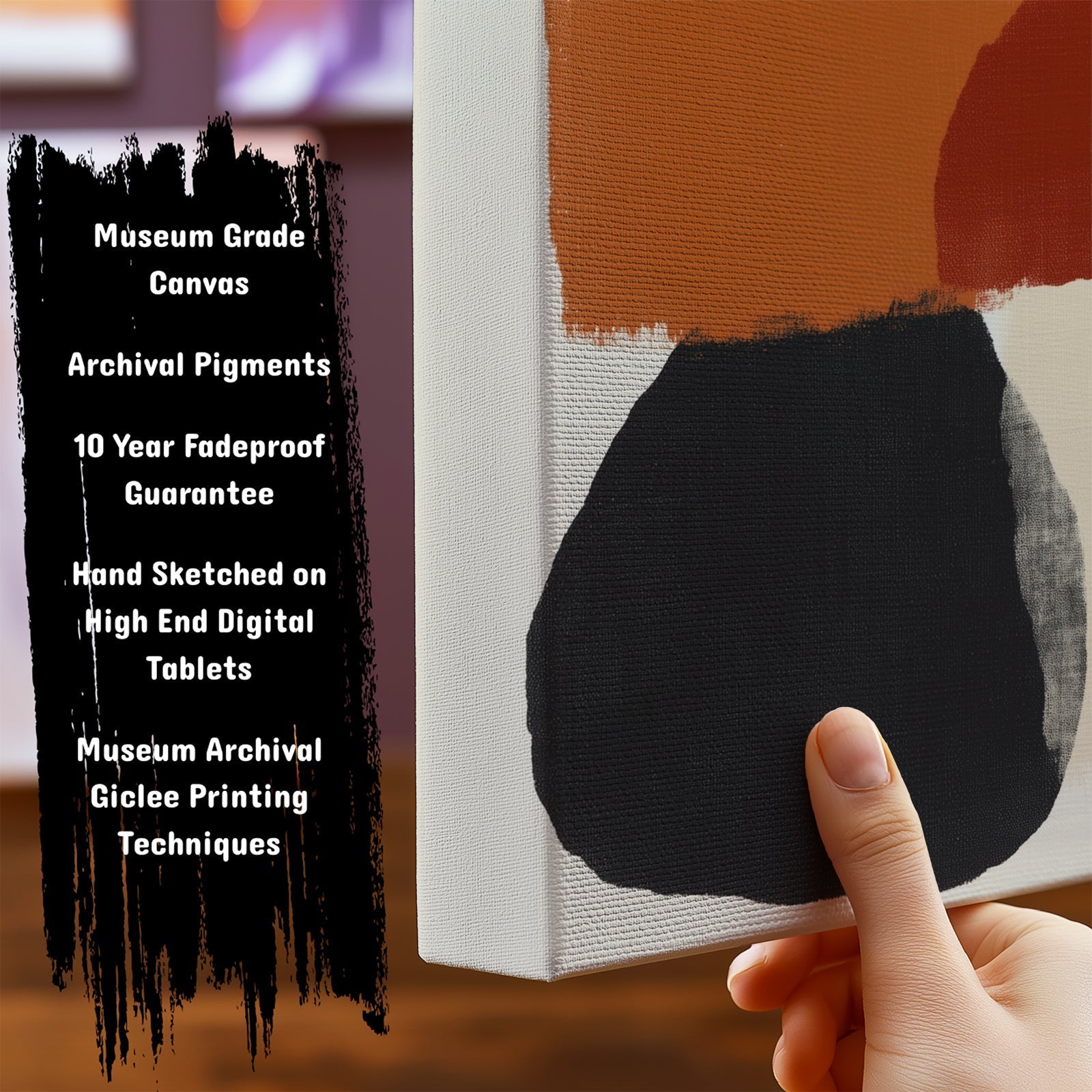 Important Features of our Abstract ArtworksCobalt Glitch by NYC Abstract