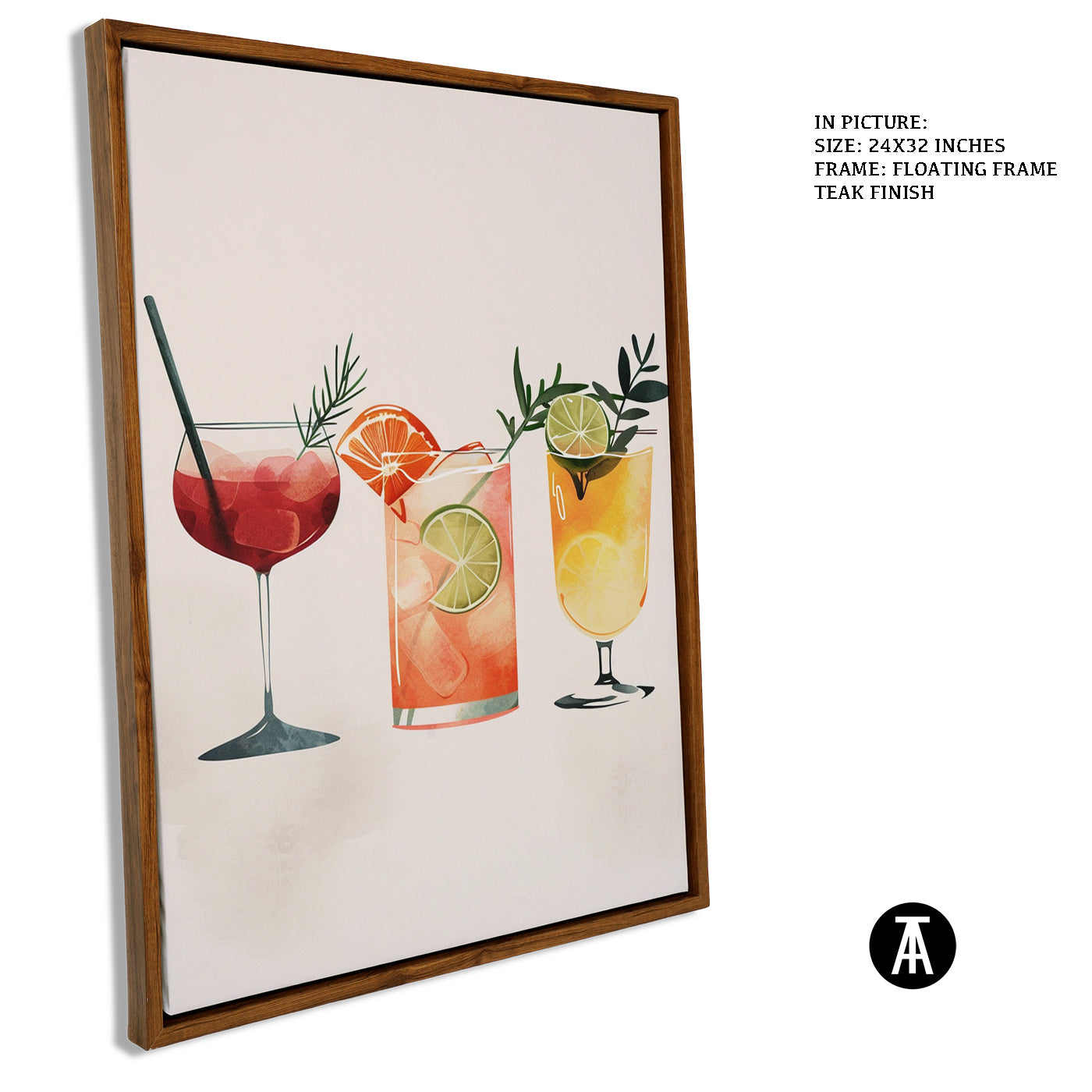 Artwork in Floating Frame