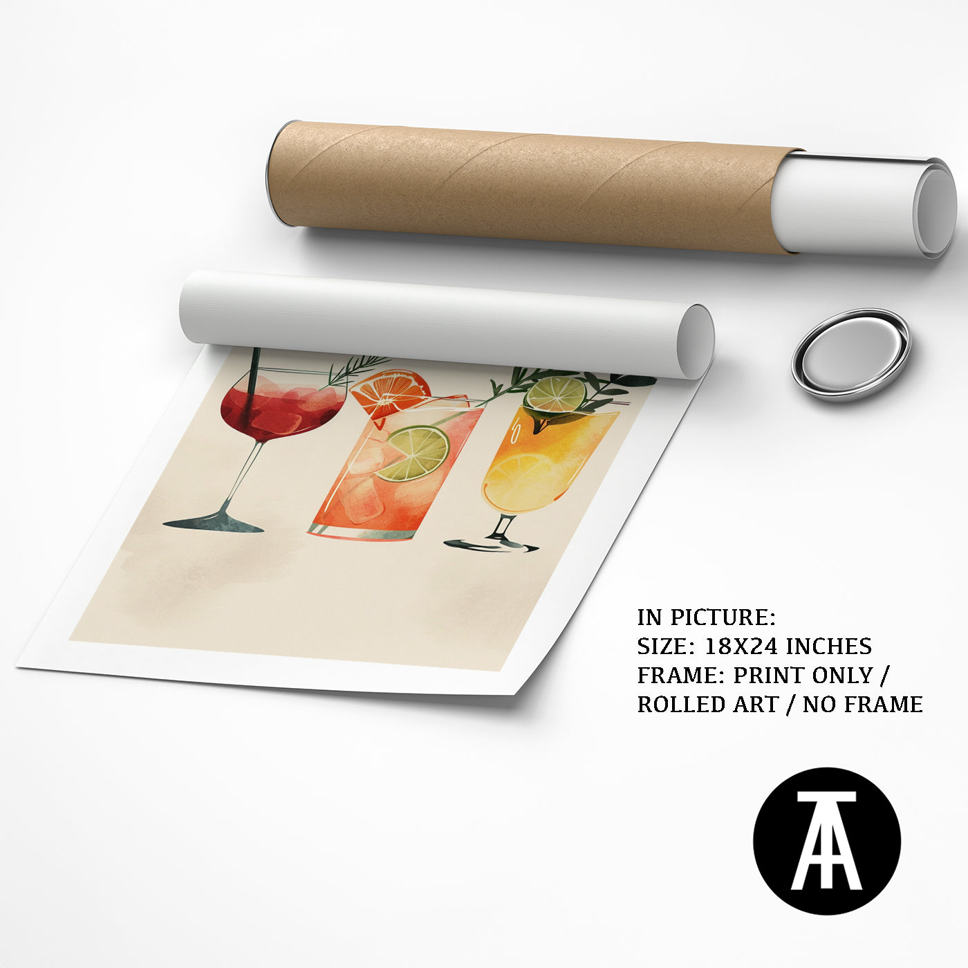Artwork as Print Only or Rolled Art