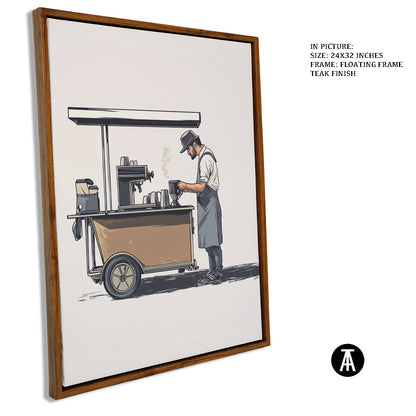 Artwork in Floating Frame