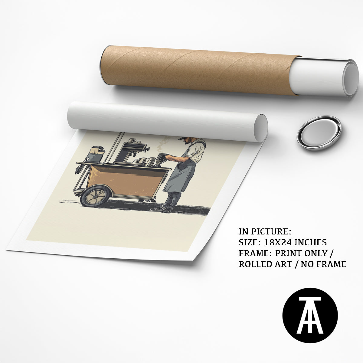Artwork as Print Only or Rolled Art