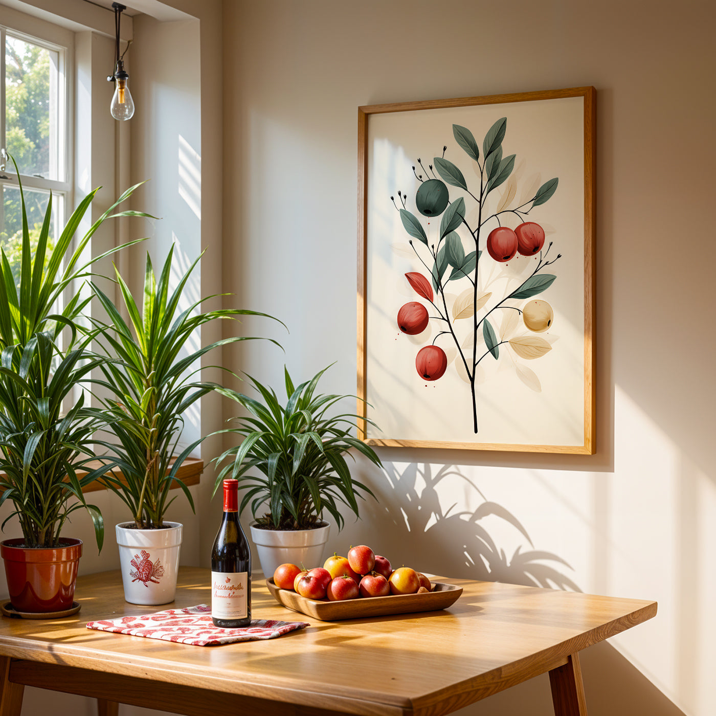 Boho Artwork in a Lifestyle Setting