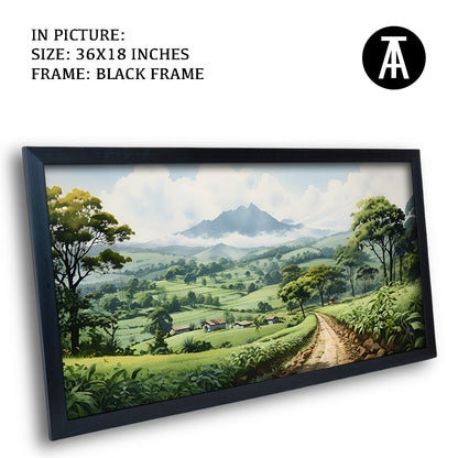Artwork in Metal Earling Silver Frame