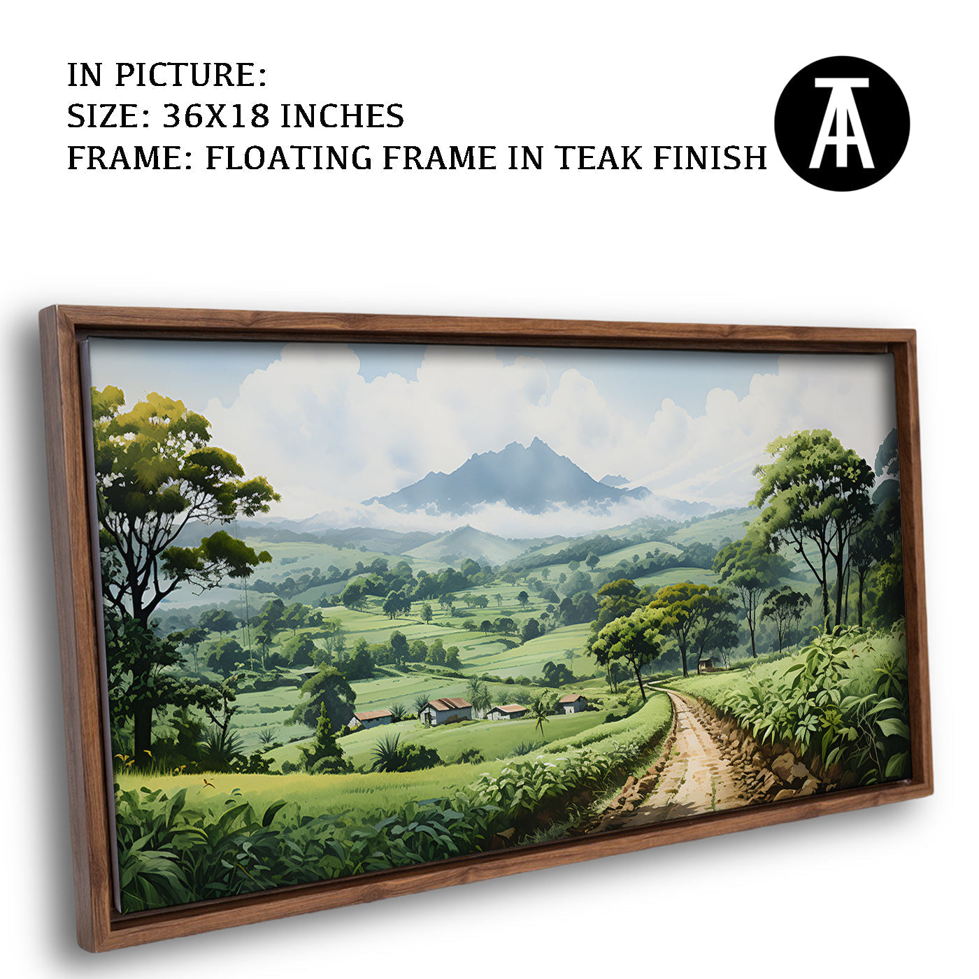 Artwork in Floating Frame