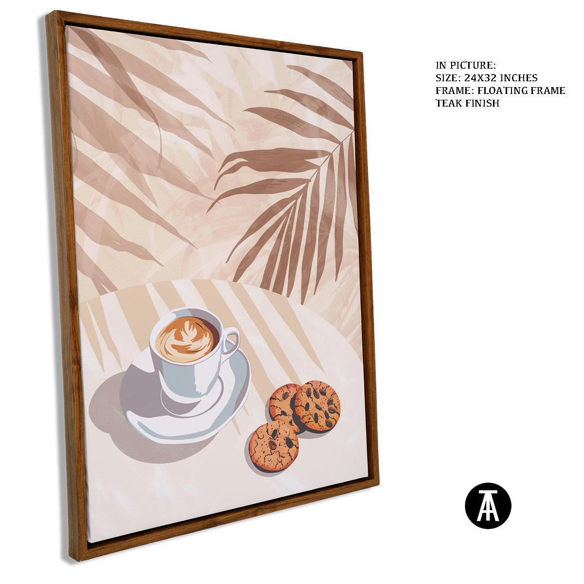 Sample Artwork in Floating Frame