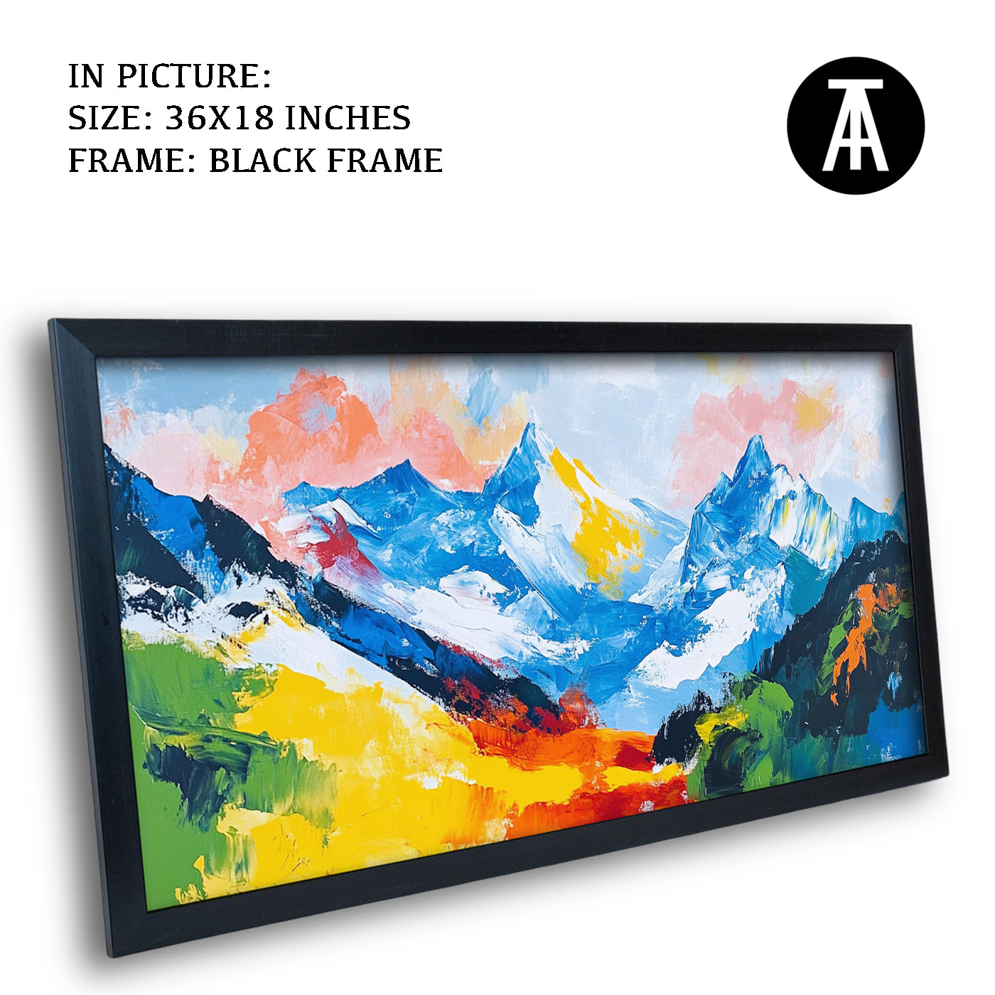Artwork in Metal Earling Silver Frame