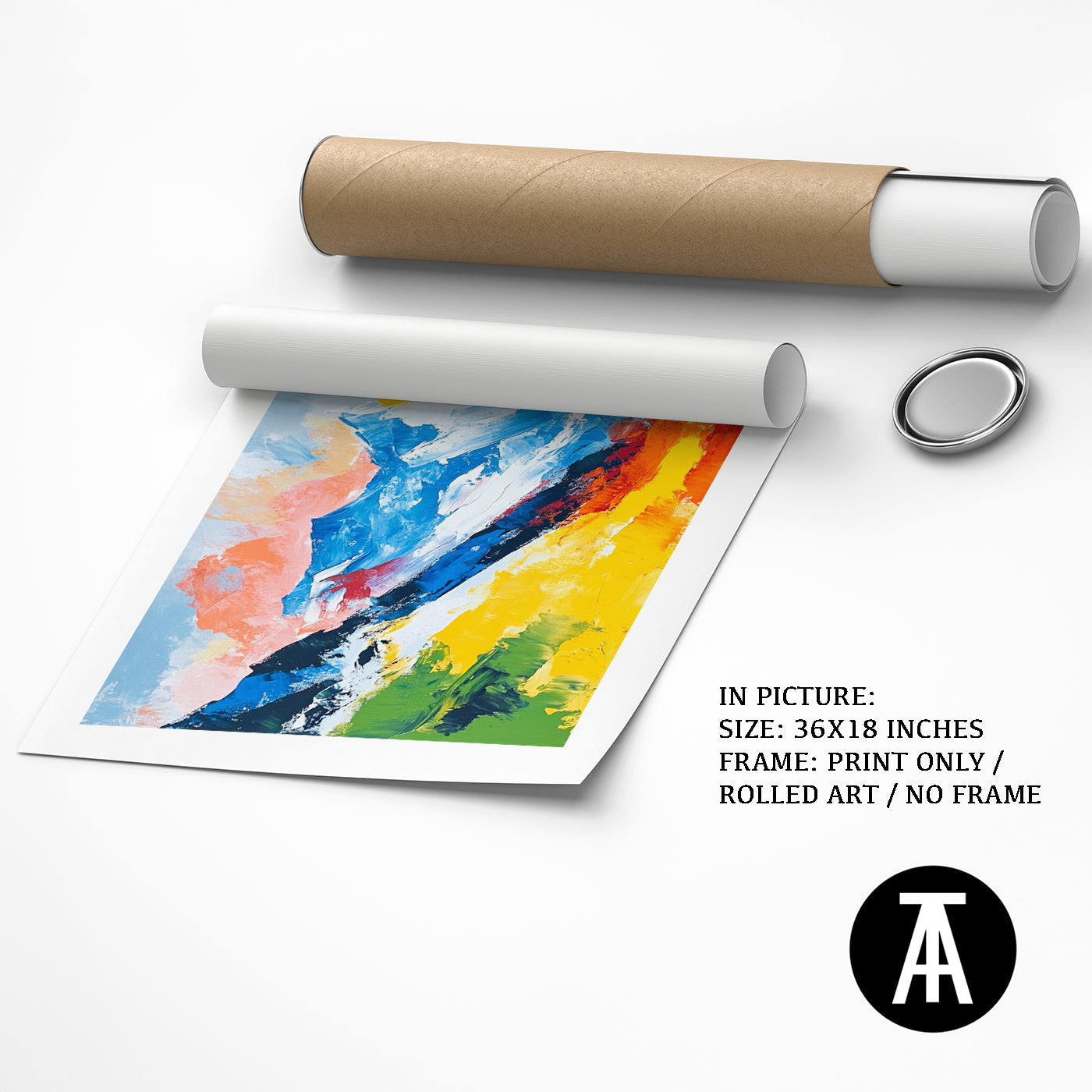 Artwork as Print Only or Rolled Art