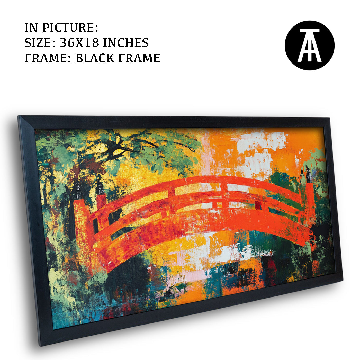 Artwork in Metal Earling Silver Frame