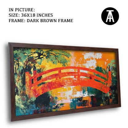 Artwork in Metal Champagne Gold Frame