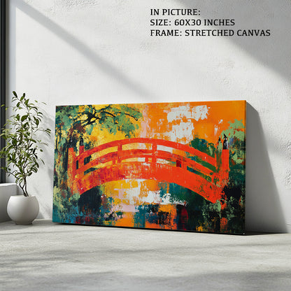 Artwork in Natural Wood Frame
