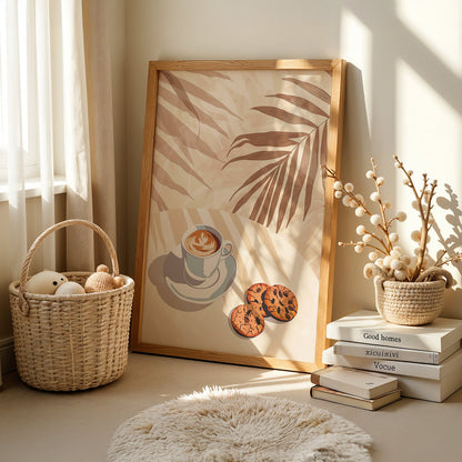 Boho Art Painting in a Lifestyle Setting