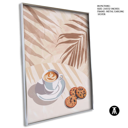 Artwork in Metal Earling Silver Frame