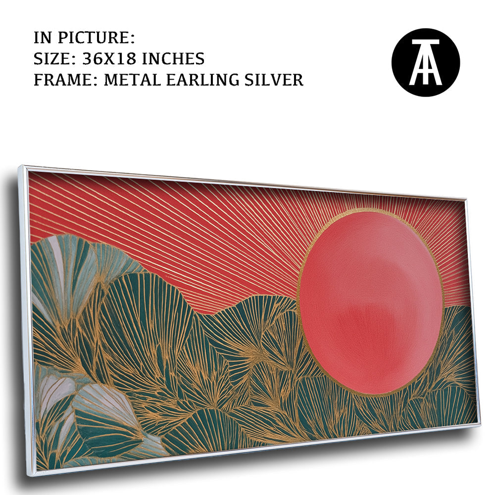 Artwork in Metal Earling Silver Frame