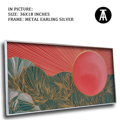 Artwork in Metal Earling Silver Frame