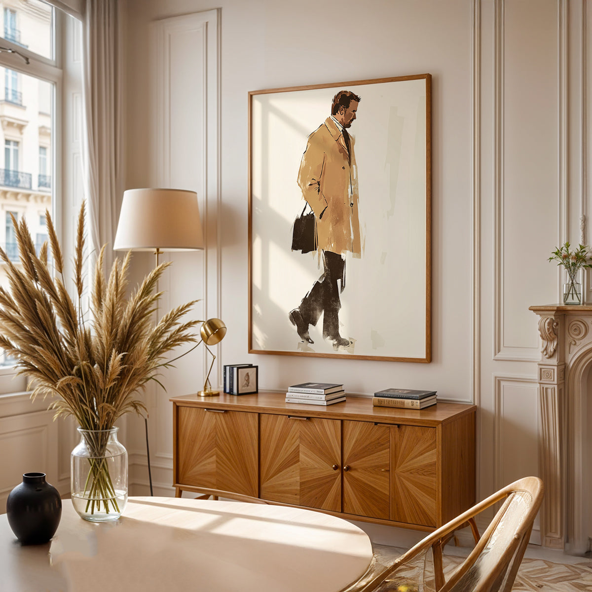 Minimalist Painting in a Lifestyle Setting