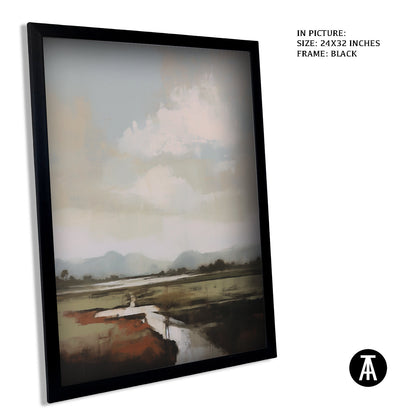 Artwork in Metal Earling Silver Frame