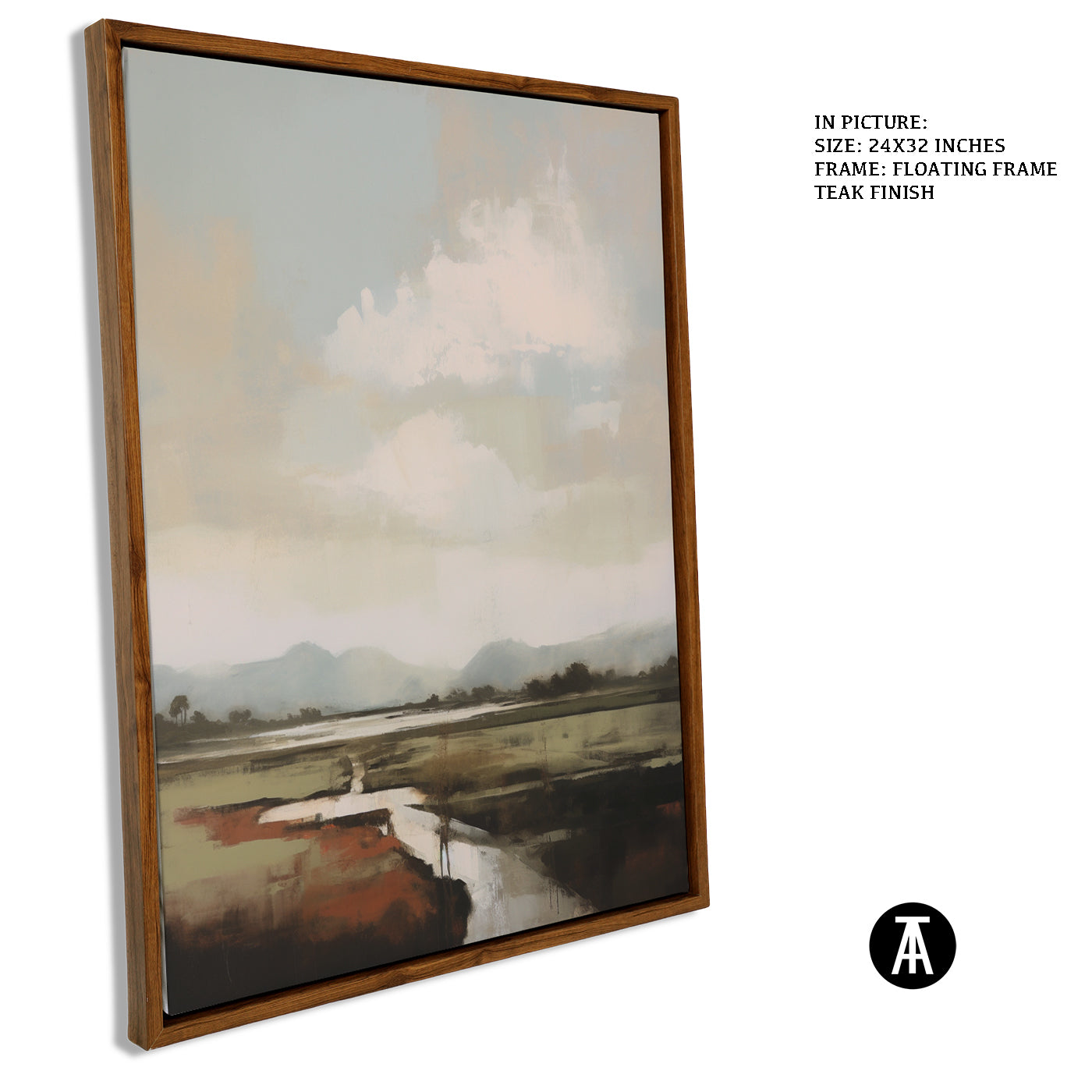 Artwork in Floating Frame
