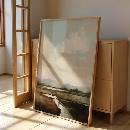 Abstract Artwork in a Lifestyle Setting