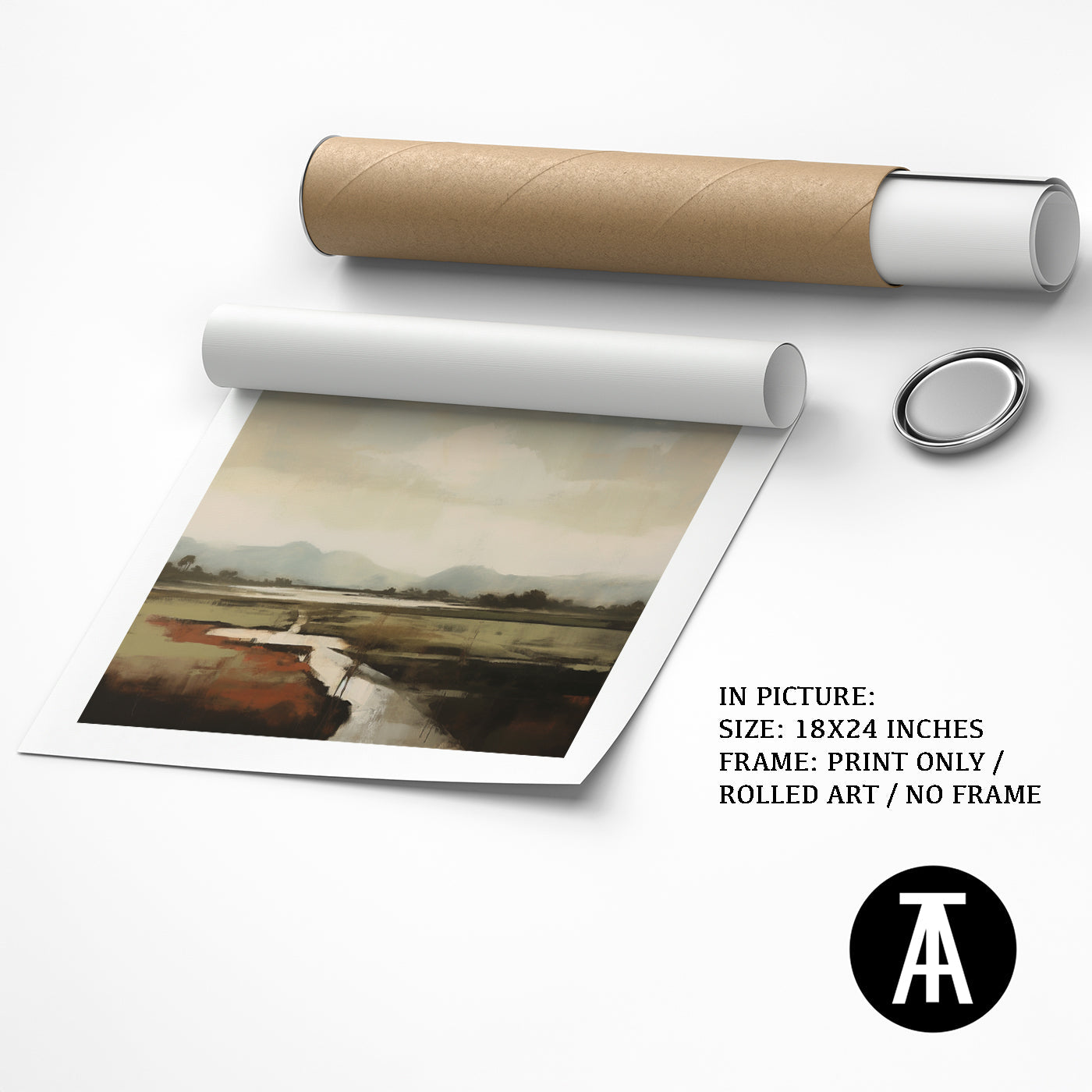 Artwork as Print Only or Rolled Art