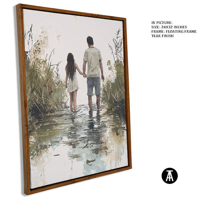 Artwork in Floating Frame