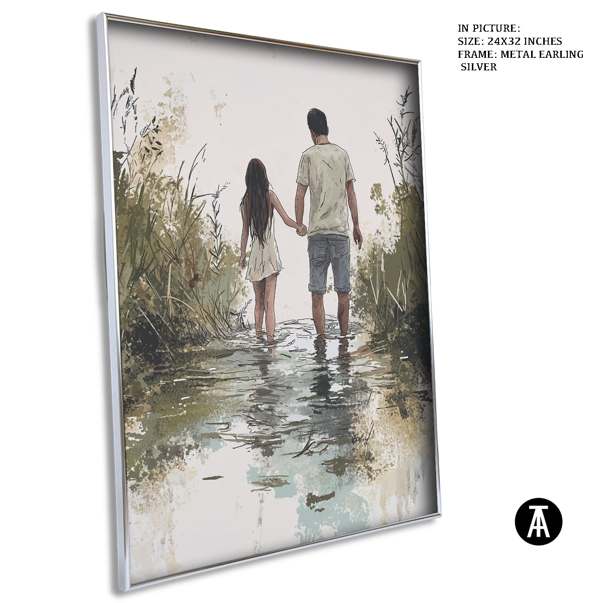 Artwork in Black Frame