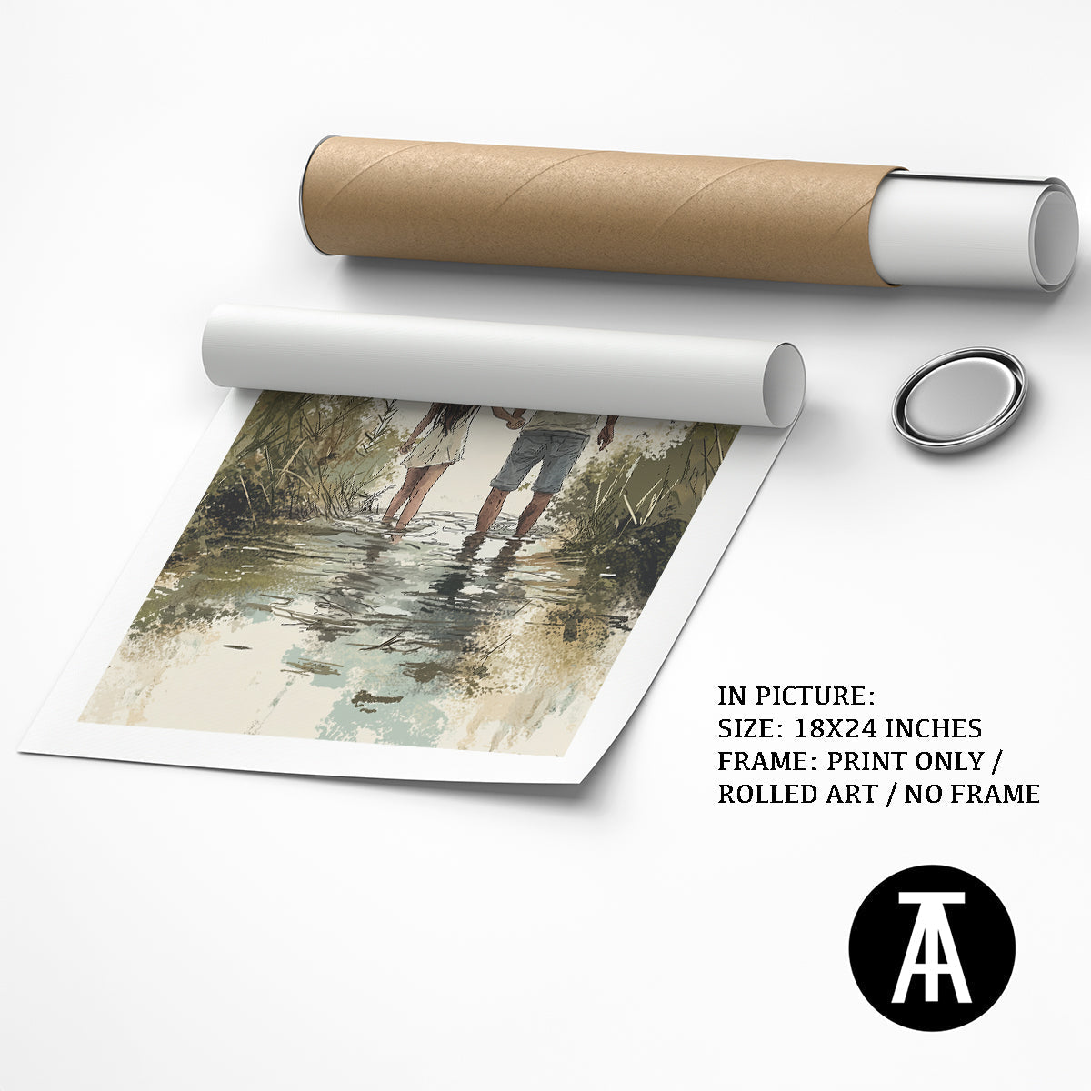 Artwork as Print Only or Rolled Art