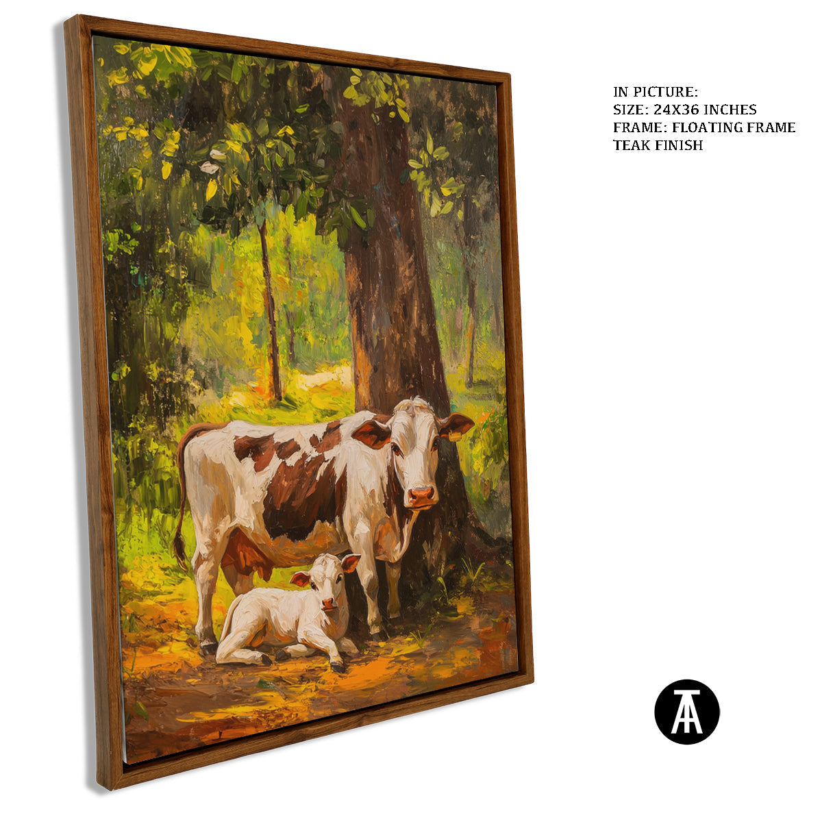 Artwork in Floating Frame
