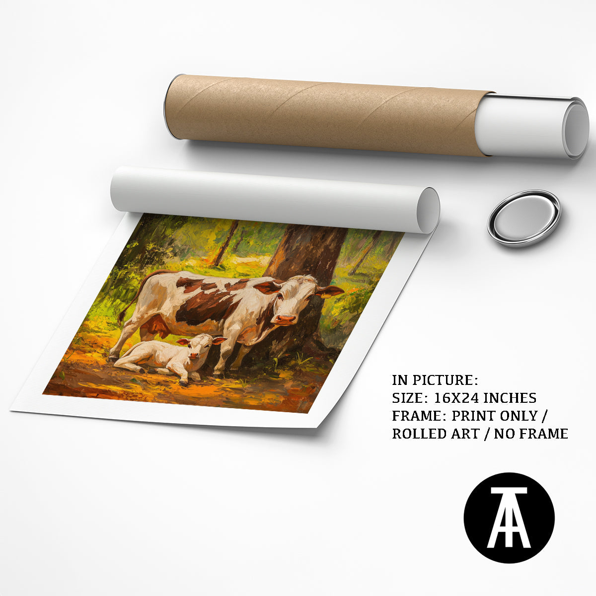 Artwork as Print Only / Rolled Art