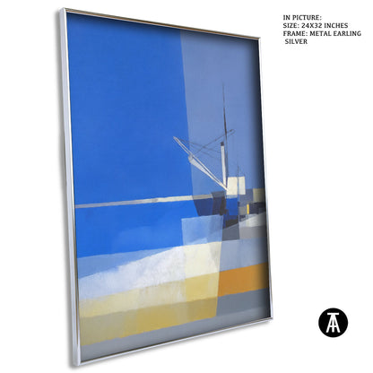 Artwork in Metal Earling Silver Frame
