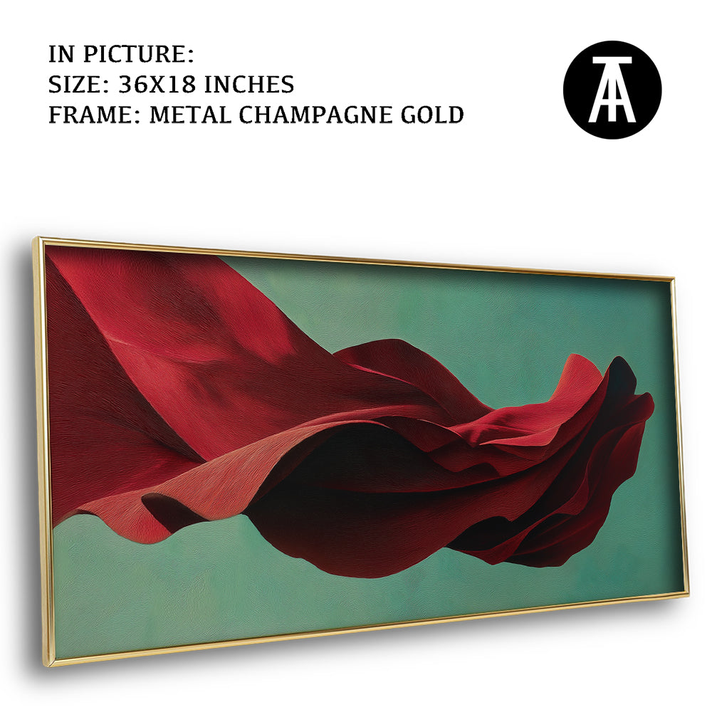 Artwork in Metal Champagne Gold Frame