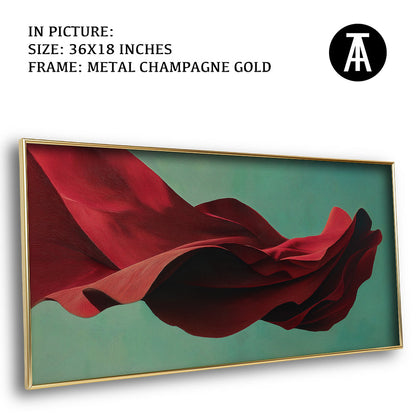 Artwork in Metal Champagne Gold Frame