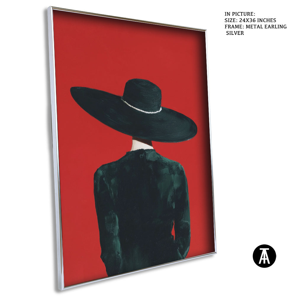 Artwork in Metal Earling Silver Frame