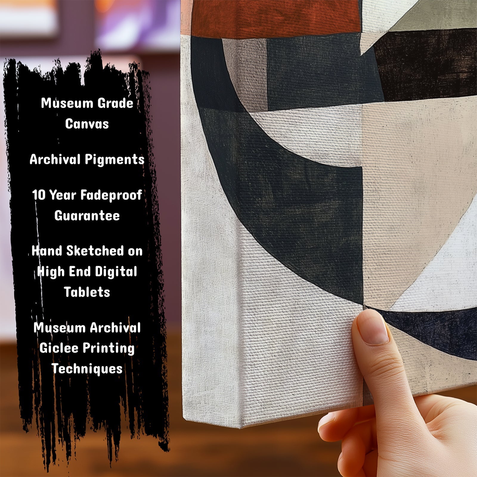 Important Features of our Abstract ArtworksCrimson Trace by NYC Abstract