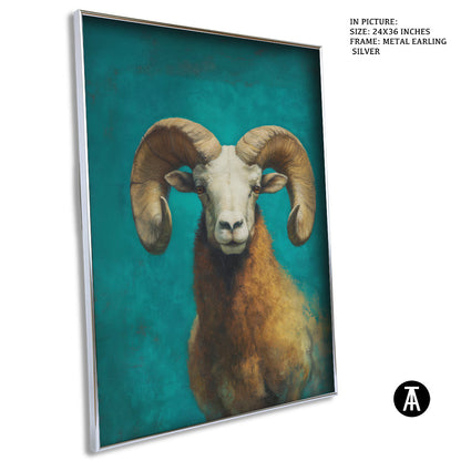 Artwork in Metal Earling Silver Frame