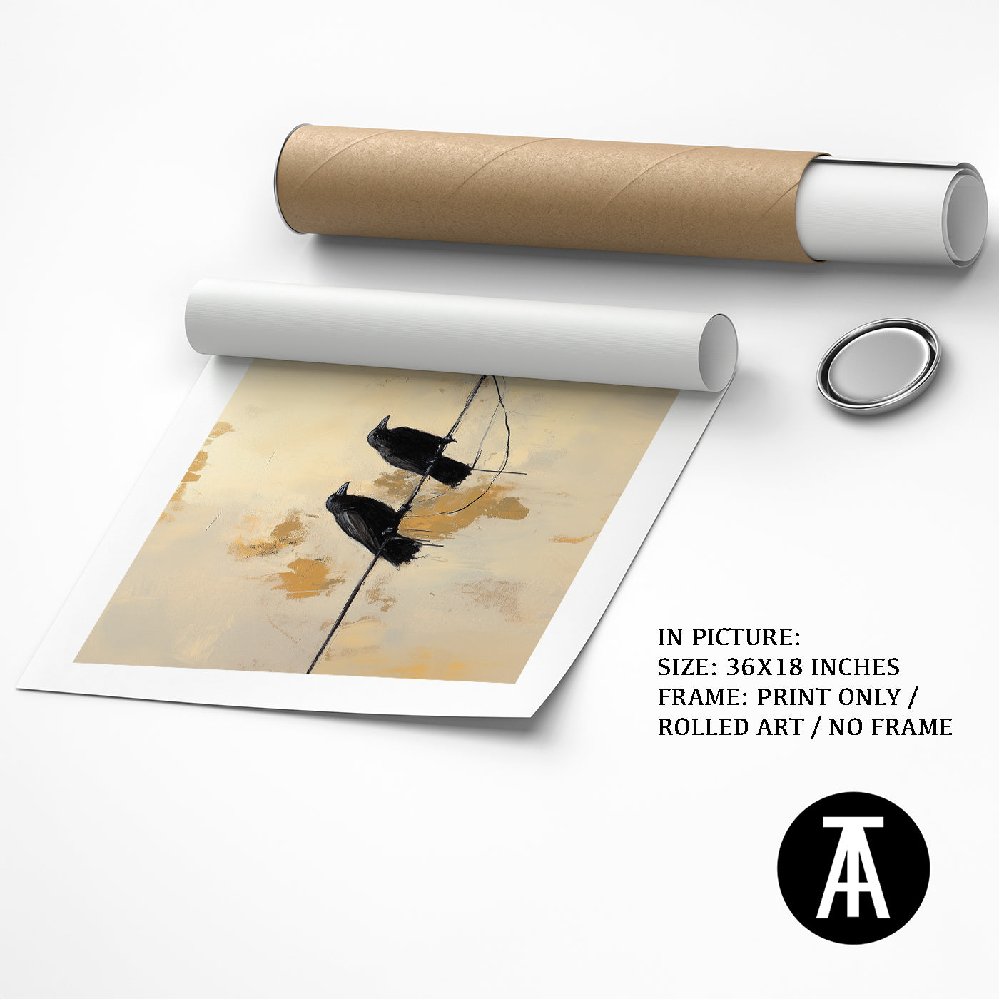 Artwork as Print Only or Rolled Art