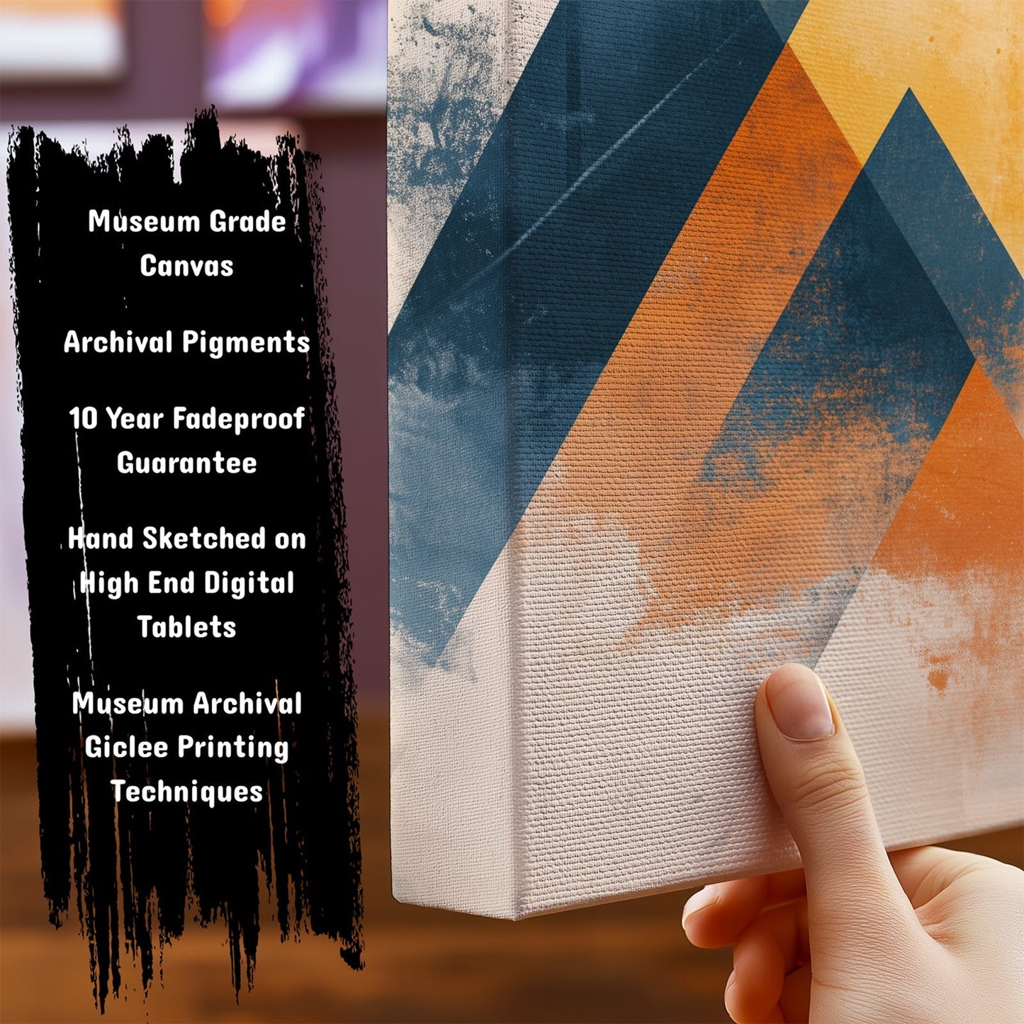 Important Features of our Abstract ArtworksCrystalline by NYC Abstract