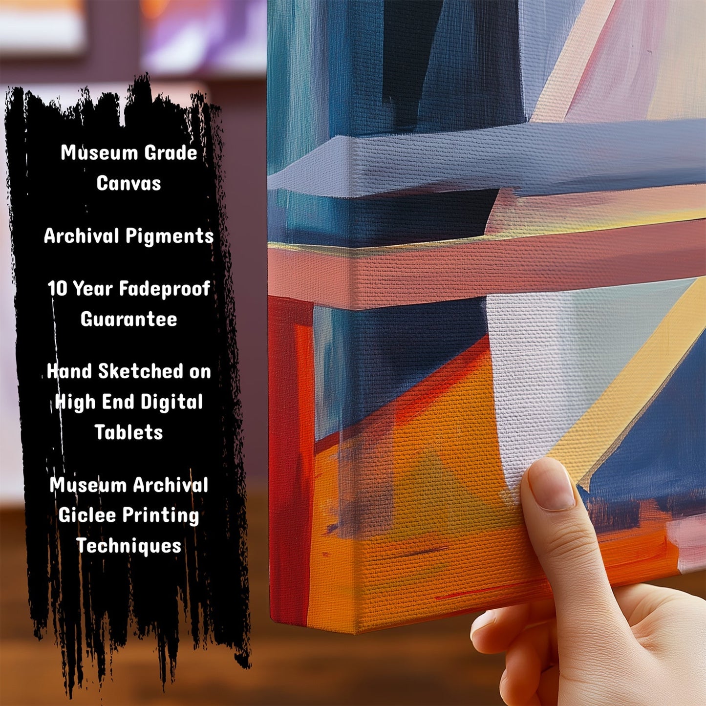 Important Features of our Abstract ArtworksCubic Horizon by NYC Abstract