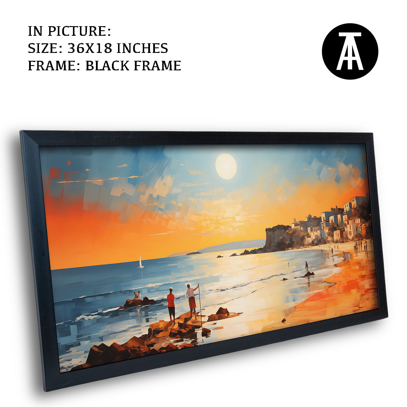 Artwork in Metal Earling Silver Frame