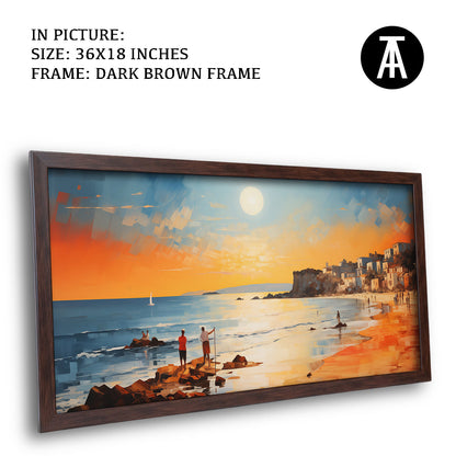Artwork in Metal Champagne Gold Frame