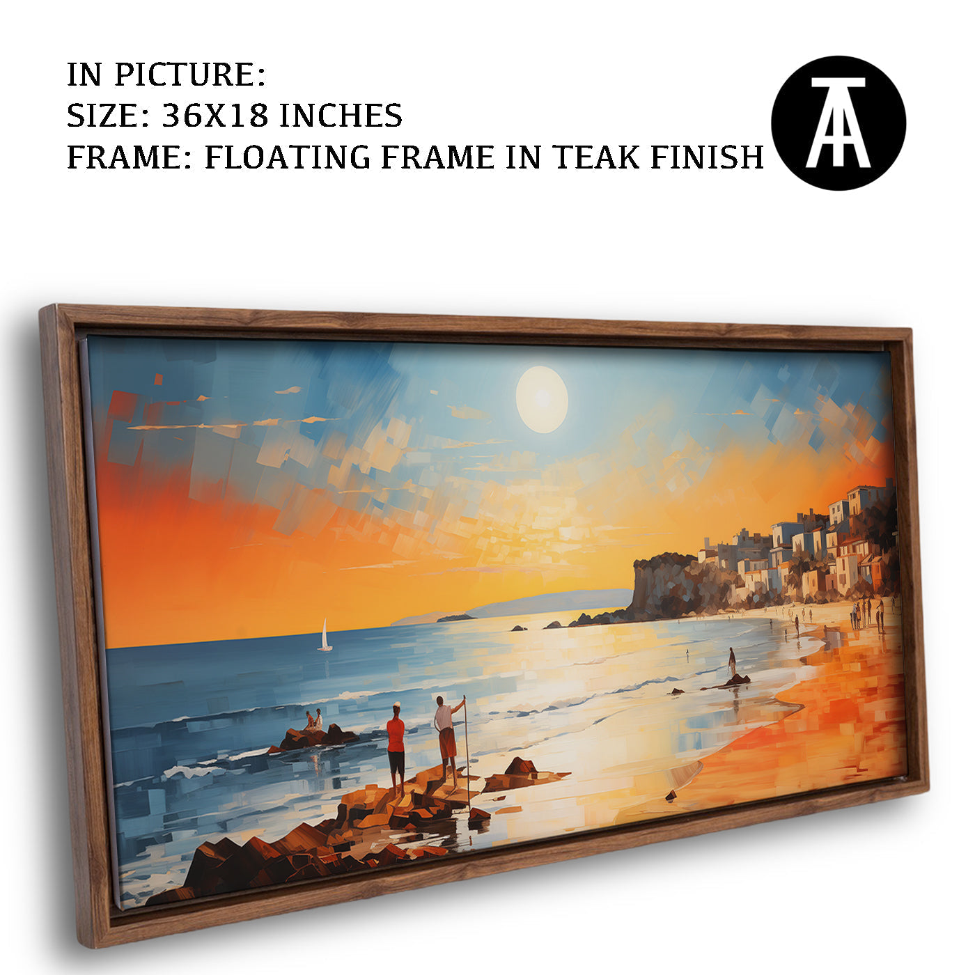 Artwork in Floating Frame
