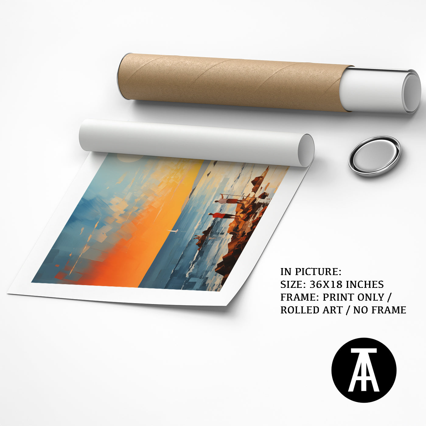 Artwork as Print Only or Rolled Art