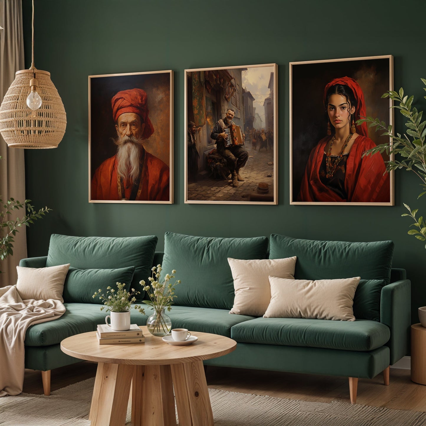 Gallery Wall Set in Lifestyle Setting