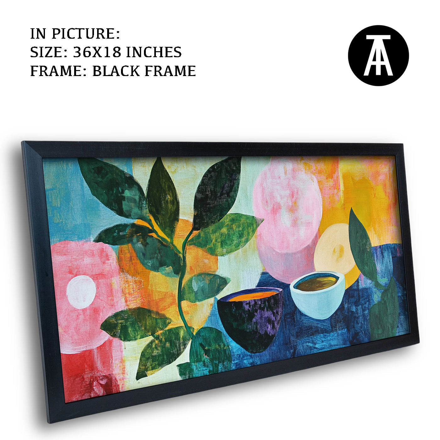 Artwork in Metal Earling Silver Frame