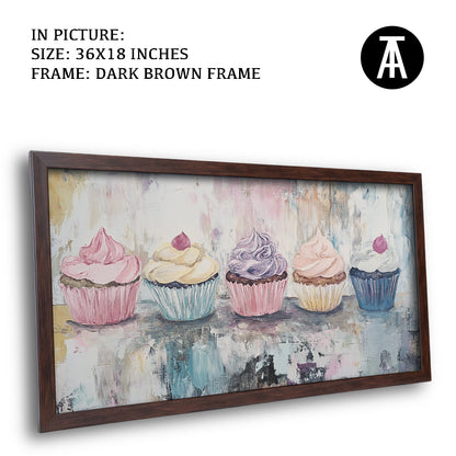Artwork in Metal Champagne Gold Frame