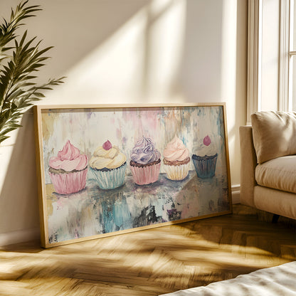 Modern Art Painting in a Lifestyle Setting