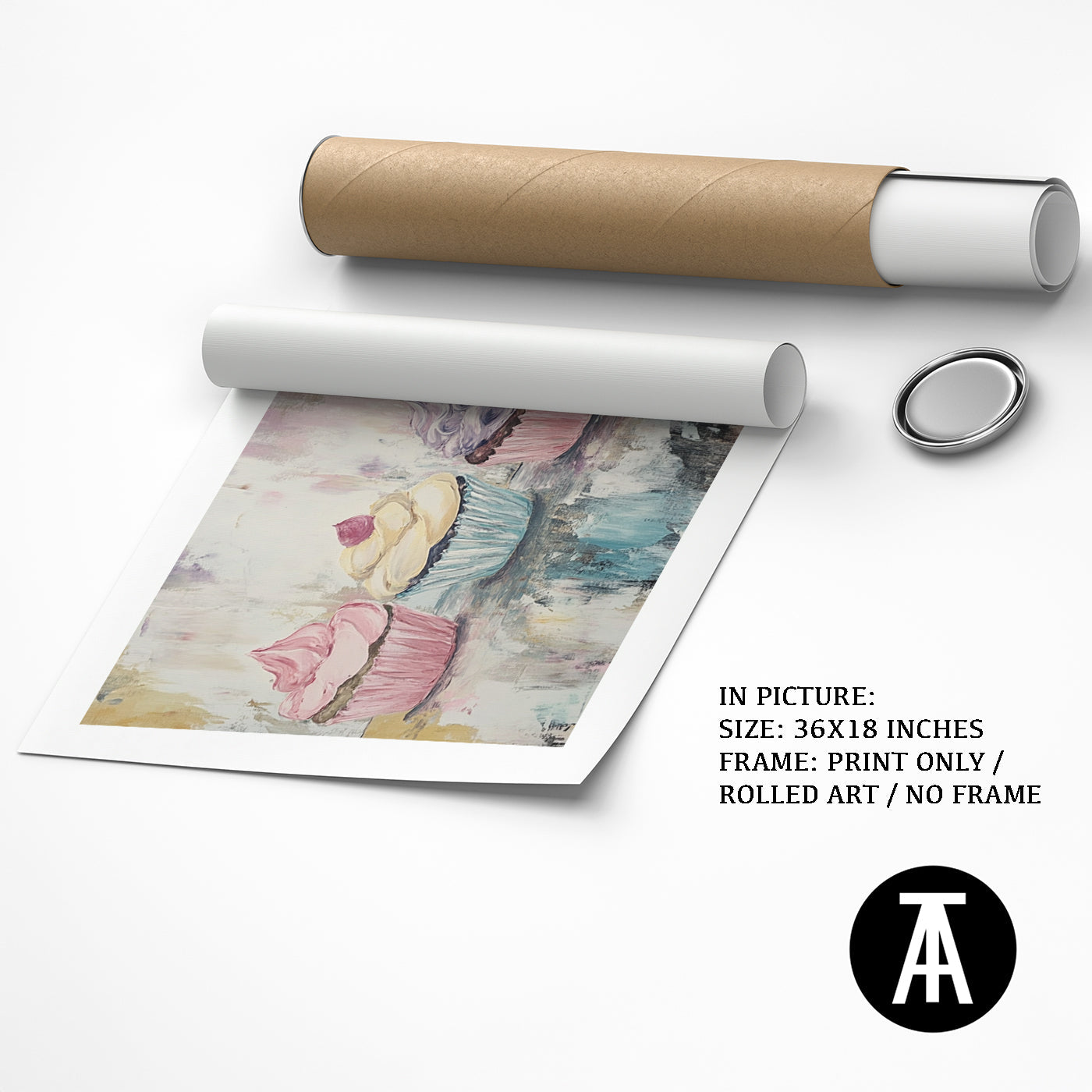 Artwork as Print Only or Rolled Art