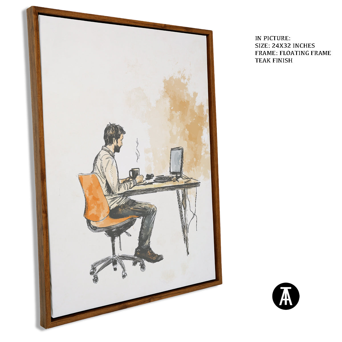Artwork in Floating Frame